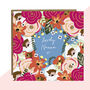 'Lovely Nanna' Floral Card, thumbnail 2 of 2