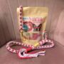 Heart Pattern Pink With Red Valentine's Day Make Your Own Dog Lead Craft Kit, thumbnail 6 of 8