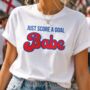 Just Score A Goal Babe England Football T Shirt, thumbnail 1 of 3