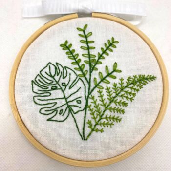 Mini House Plant Embroidery Kit, 8 of 11