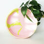 Pink And Lime Jesmonite Marbled Tray, thumbnail 1 of 3