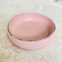 Antique Painted Pink Wooden Fruit Bowl ~ Five, thumbnail 5 of 6