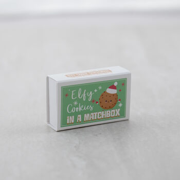 Mini Elfy Cookie Mix In A Matchbox, 12 of 12