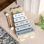 Personalised Wooden Bear Xylophone Toy Birthday Gift, thumbnail 4 of 6