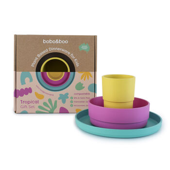 Bobo And Boo Colourful Eco Friendly Kids Dinnerware, 8 of 12