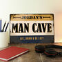 Personalised Garage Shed Man Metal Sign For Him, thumbnail 3 of 5