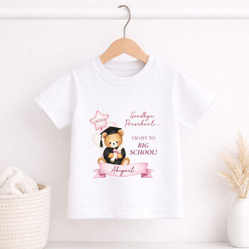 Personalised Goodbye Preschool T Shirt, 2 of 8