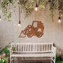 Metal Digger Garden Decor Wall Art Gift For Outdoor Display, thumbnail 8 of 10