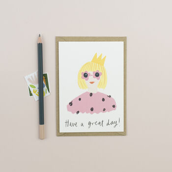 Have A Great Day Cool Lady Birthday Card, 2 of 2