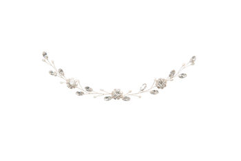 Crystal And Pearl Delicate Wedding Hair Vine Thea, 9 of 10