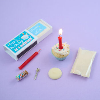 Mini Birthday Cake Kit In A Matchbox, 2 of 12
