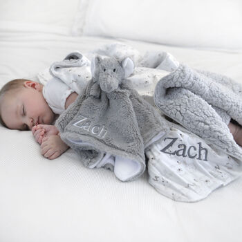 Personalised Woodlands Blanket And Comforter Set, 2 of 8