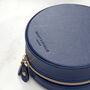 Personalised Blue Round Jewellery Case, thumbnail 5 of 6