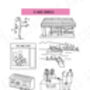 Bespoke Hand Drawn Memories Print For 60th Birthday, thumbnail 8 of 9