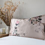 Silk Pillowcase Pink 100% Pure Soft Mulberry Silk Floral Luxury Hair Care Standard Double 50x75cm, thumbnail 7 of 7