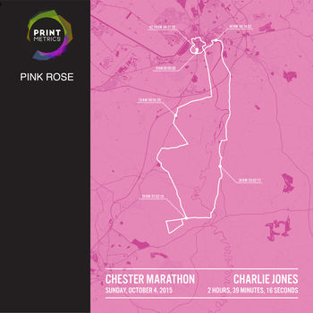 Personalised Chester Marathon Poster, 11 of 12