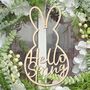 Hanging Hello Spring Wooden Sign, thumbnail 4 of 4