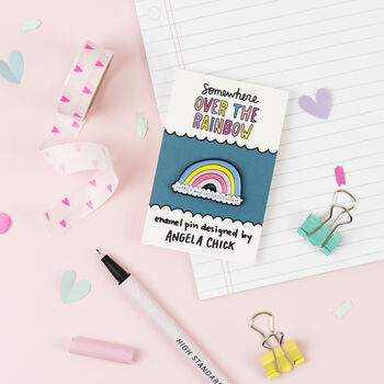 Totally Over It Rainbow Pin, 4 of 4