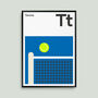 Tennis Net, Prints And Posters For Sports Fans, thumbnail 3 of 5