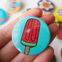 Summer Ice Lolly Ice Cream Badge Set, thumbnail 4 of 5