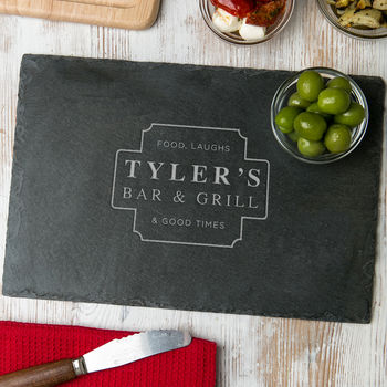 His Bar And Grill Personalized Serving Board, 2 of 4