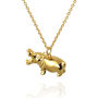 Personalised Hippo Necklace, thumbnail 7 of 11