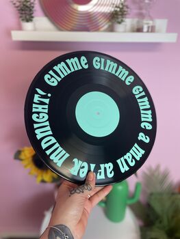 Personalised Upcycled Vintage 12' Lp Vinyl Record Decor, 6 of 9