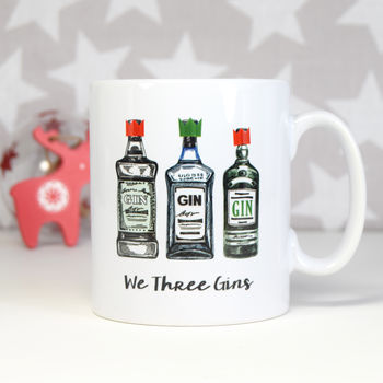 'We Three Gins' Christmas Mug, 6 of 7