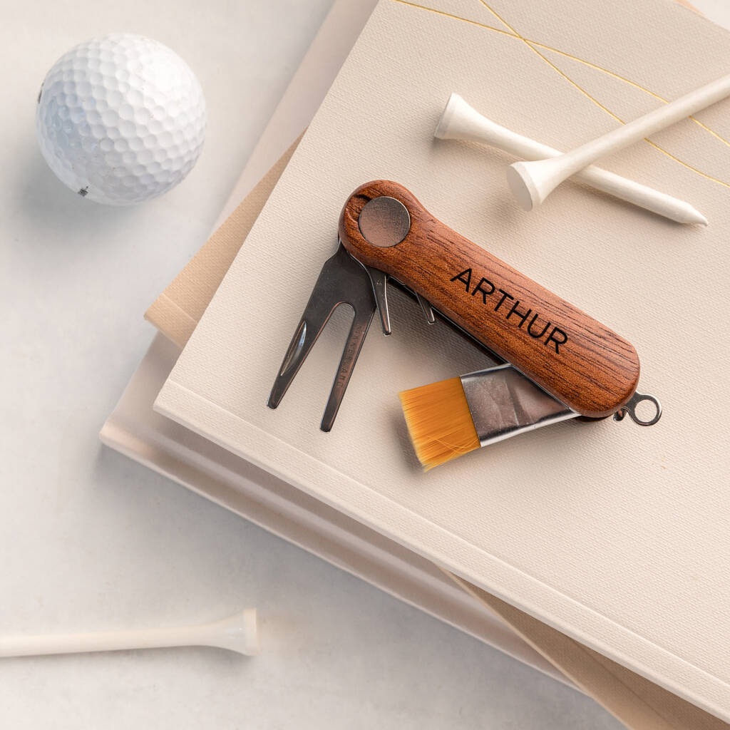 Personalised Wooden Golf Tool, 1 of 3