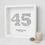 Personalised 45th Wedding Anniversary Gift For Husband, thumbnail 1 of 5