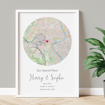 Personalised Map Print Classic Worldwide Edition, 2 of 12