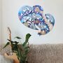 Metal Hearts Wall Art Bedroom Hanging Decor, thumbnail 1 of 12