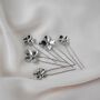 Floral Wedding Hair Pin Set, thumbnail 8 of 8