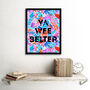 Woven Flower Scotland Wee Belter Wall Art Print, thumbnail 2 of 3