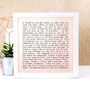 Gift For Friends, Friendship Quotes Pink Shimmer Print, thumbnail 1 of 4