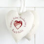 Personalised Ruby 40th Wedding Anniversary Heart Gift, thumbnail 1 of 11