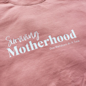 Surviving Motherhood Personalised Sweatshirt, 3 of 4