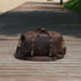 Large Genuine Leather Holdall In Vintage Look, thumbnail 4 of 9