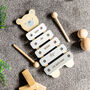 Personalised Wooden Bear Xylophone Toy Birthday Gift, thumbnail 3 of 6