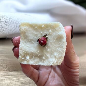 Bath Melt Gift Box X4 With Organic Shea And Lavender Essential Oil, 5 of 8