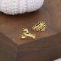 Mismatched Sterling Silver Lobster And Prawn Stud Earrings, thumbnail 7 of 12