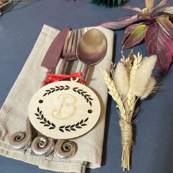 Initial Letter Wreath Tree Decoration, 9 of 9