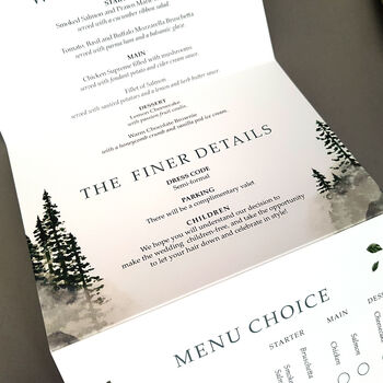 Woodland Wedding Invitations Sample, 6 of 12