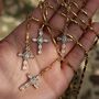 18 K Gold Gemstone Rosary, thumbnail 4 of 7