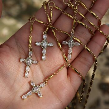 18 K Gold Gemstone Rosary, 4 of 7