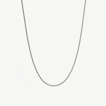 Women’s Fine Silver Chain Necklace In 925 Sterling Silver, 2 of 4