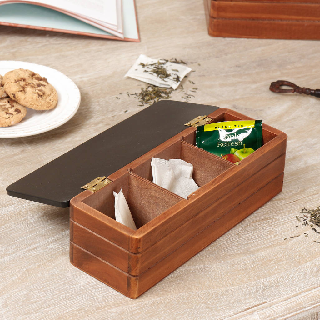 La Maison Wooden French Tea Box By Dibor