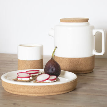 Eco Cork + Ceramic Teapot, 6 of 8
