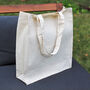 White Fox Kitsune Gusseted Tote Bag, thumbnail 3 of 5