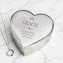 Personalised Elegant Crown Heart Trinket Box And Sterling Silver Necklace, thumbnail 1 of 5